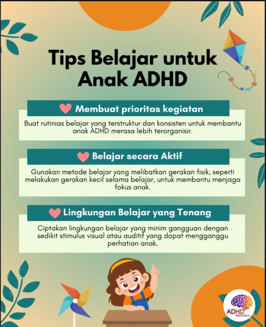 Strategi Belajar yang Cocok untuk Anak ADHD di Kabupaten Manggarai Barat